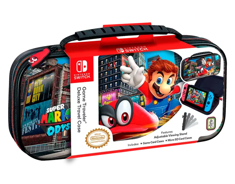 nintendo switch lite,pochette de voyage de luxe,mario, comme neuf